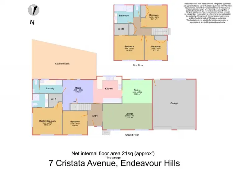 Floorplan of Homely house listing, 7 Cristata Avenue, Endeavour Hills VIC 3802