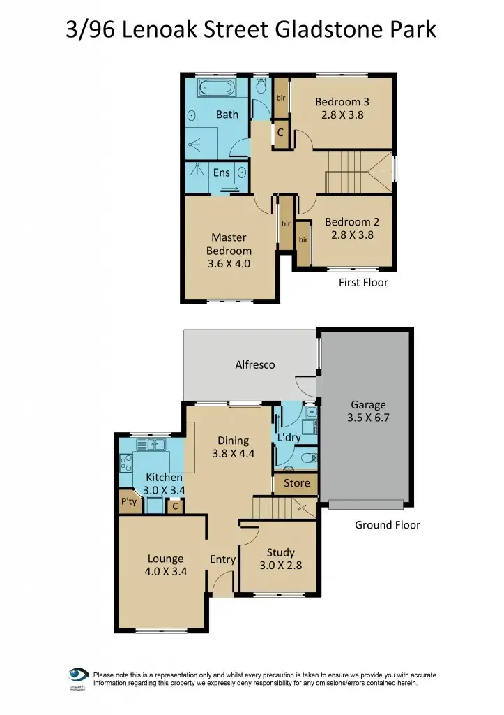 Floorplan of Homely house listing, 3/96 Lenoak Street, Gladstone Park VIC 3043