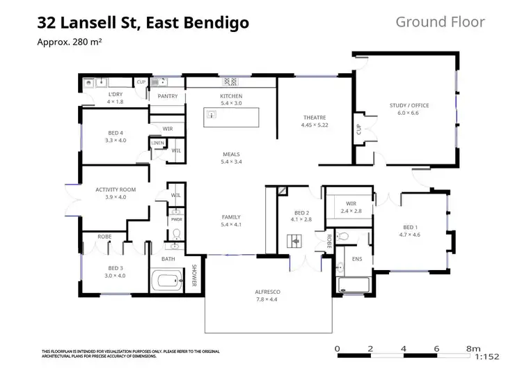 Floorplan of Homely house listing, 32 Lansell Street, East Bendigo VIC 3550