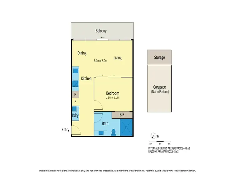 Floorplan of Homely apartment listing, 40/30 Leonard Crescent, Ascot Vale VIC 3032