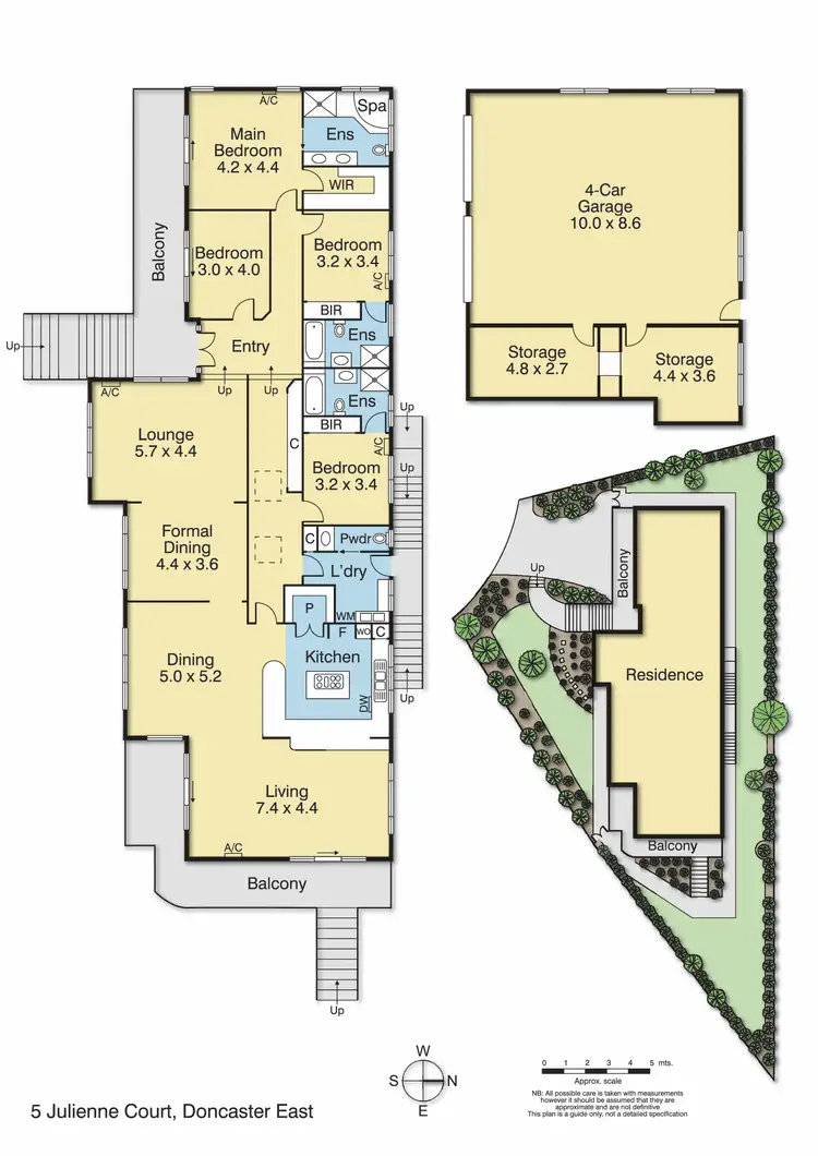 Floorplan of Homely house listing, 5 Julienne Court, Doncaster East VIC 3109