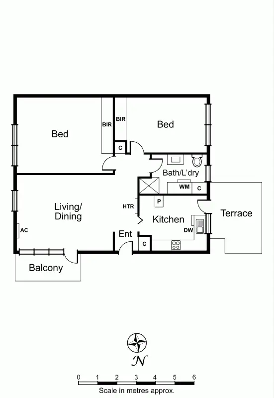 Floorplan of Homely apartment listing, 12/306 Dandenong Road, St Kilda East VIC 3183