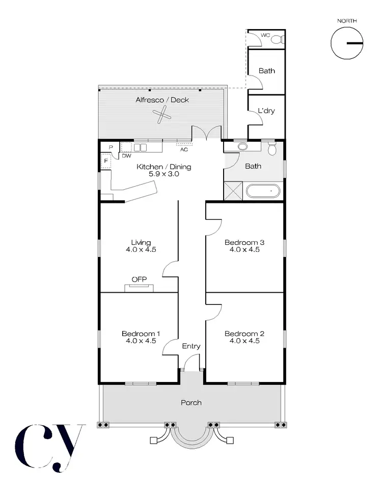 Floorplan of Homely house listing, 113 Hampton Road, South Fremantle WA 6162