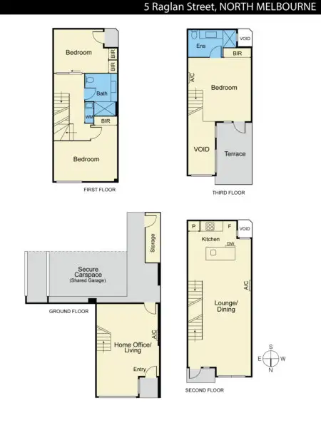 Floorplan of Homely house listing, 5 Raglan Street, North Melbourne VIC 3051