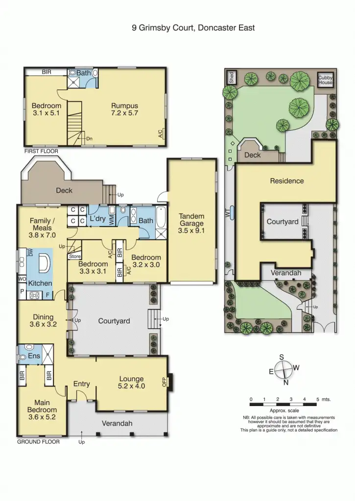 Floorplan of Homely house listing, 9 Grimsby Court, Doncaster East VIC 3109