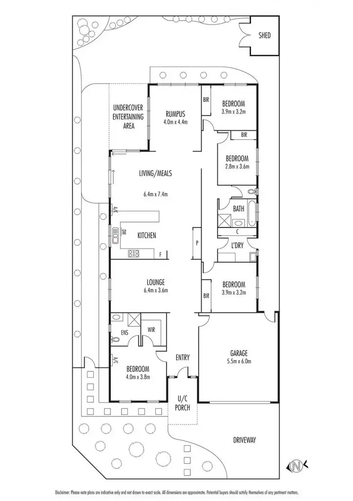Floorplan of Homely house listing, 46 Orlando Drive, Truganina VIC 3029