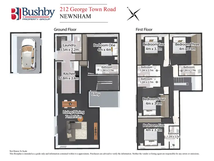 Floorplan of Homely house listing, 212 George Town Road, Newnham TAS 7248