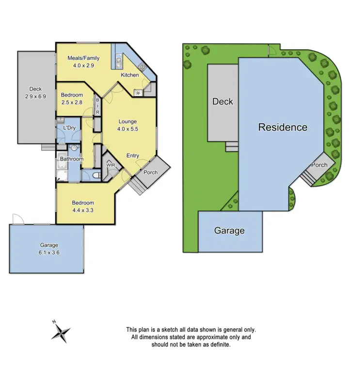 Floorplan of Homely unit listing, 2/77 Exeter Road, Croydon North VIC 3136