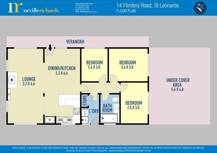Floorplan of Homely house listing, 14 Flinders Road, St Leonards VIC 3223