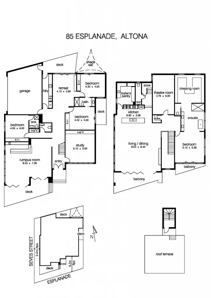 Floorplan of Homely house listing, 85 Esplanade, Altona VIC 3018