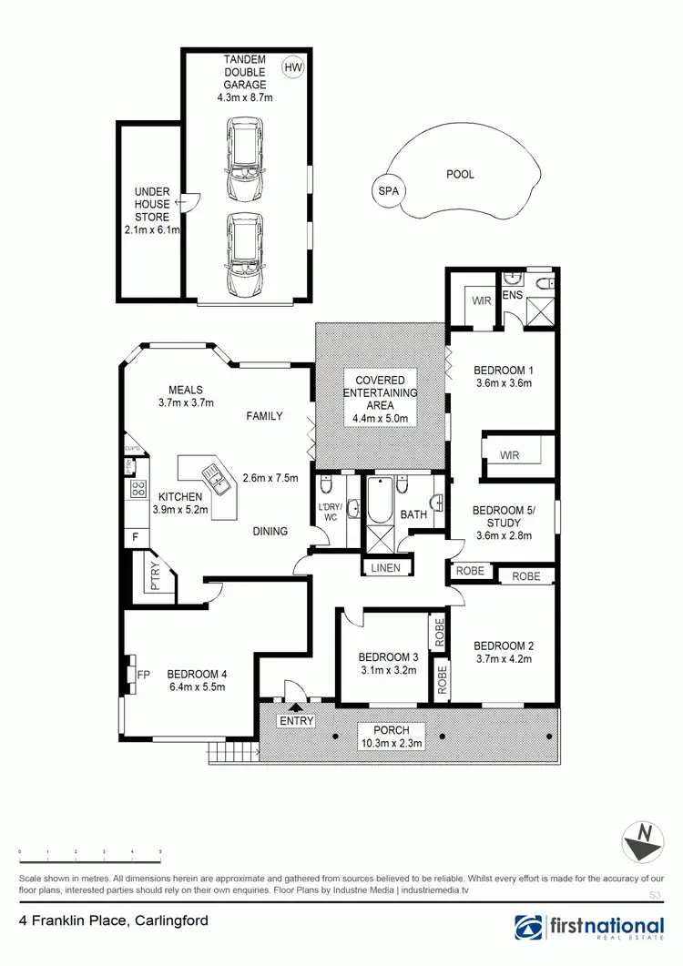 Floorplan of Homely house listing, 4 Franklin Place, Carlingford NSW 2118