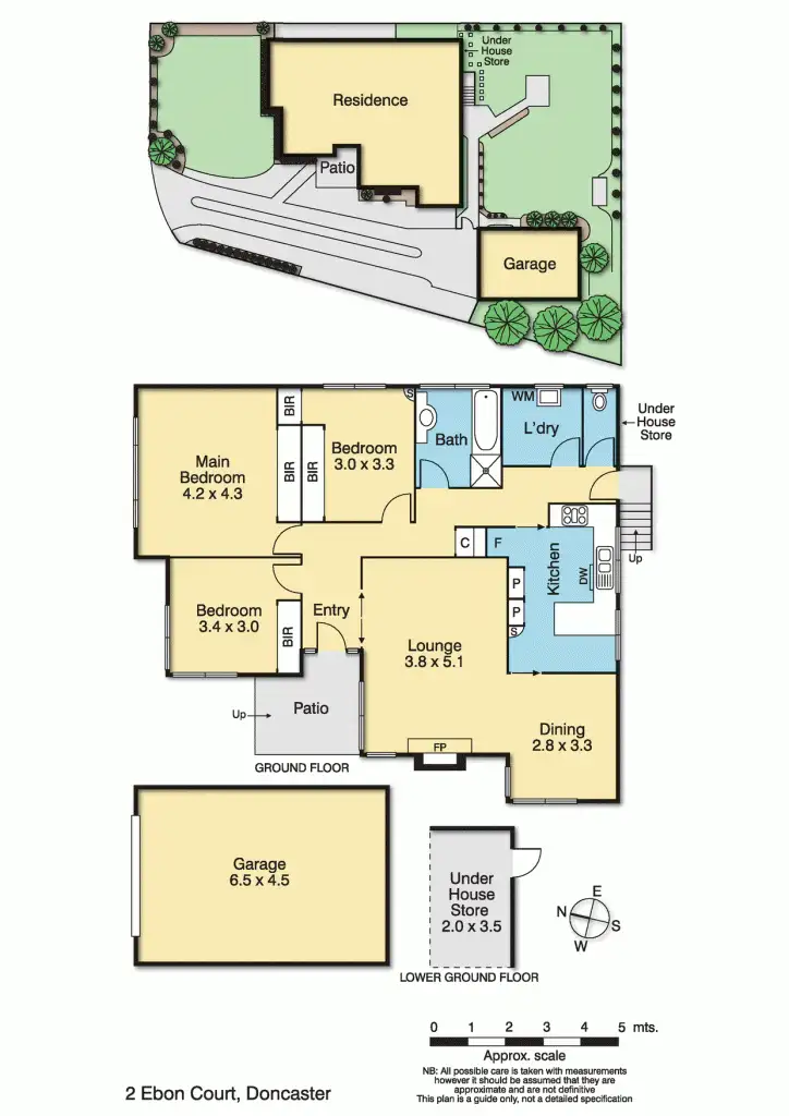 Floorplan of Homely house listing, 2 Ebon Court, Doncaster VIC 3108