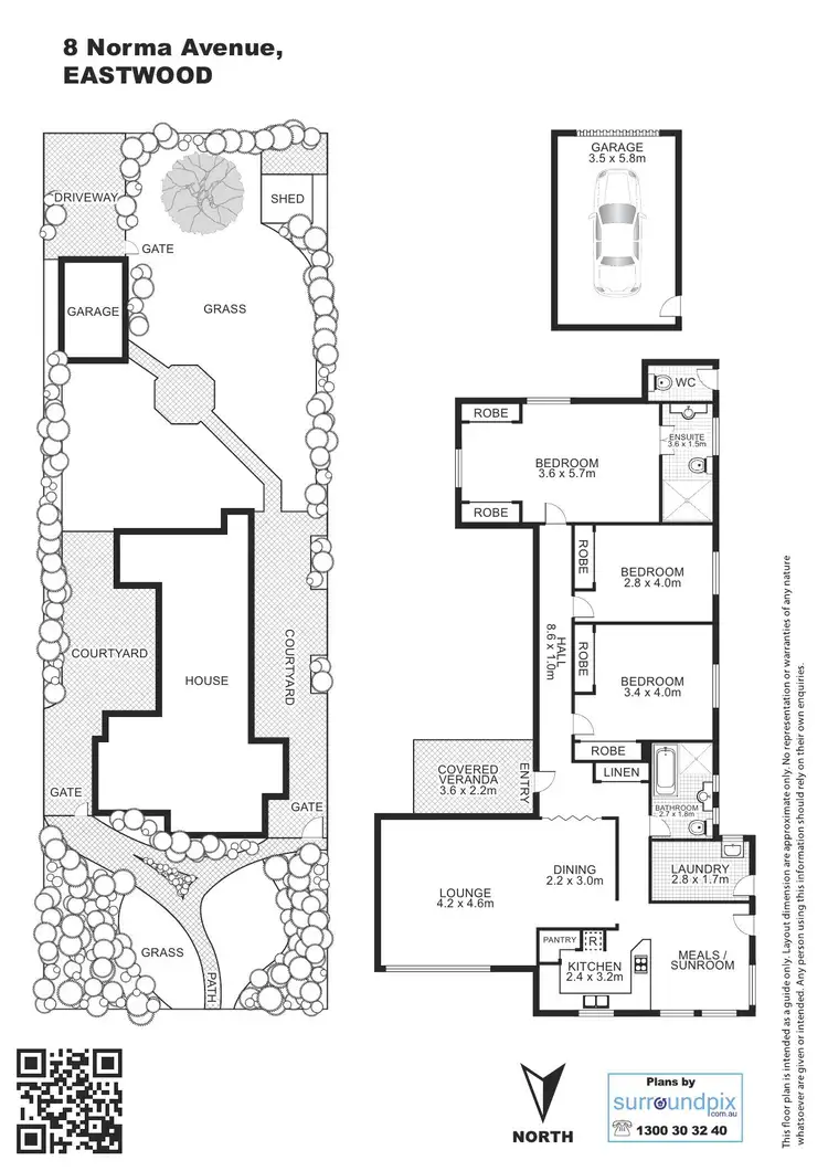 Floorplan of Homely house listing, 8 Norma Ave, Eastwood NSW 2122