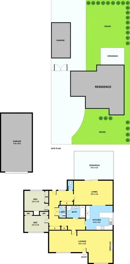 Floorplan of Homely house listing, 79 West Street (Hadfield), Glenroy VIC 3046