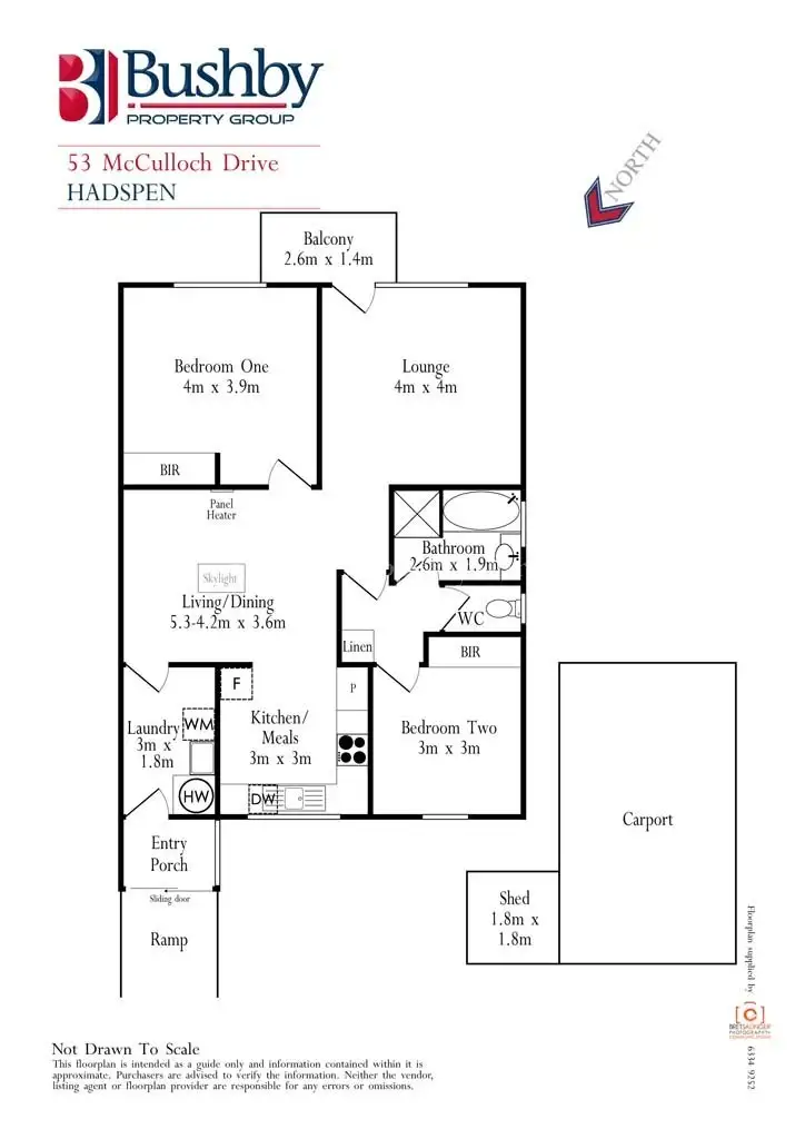 Floorplan of Homely unit listing, 53. McCulloch Drive, Hadspen TAS 7290