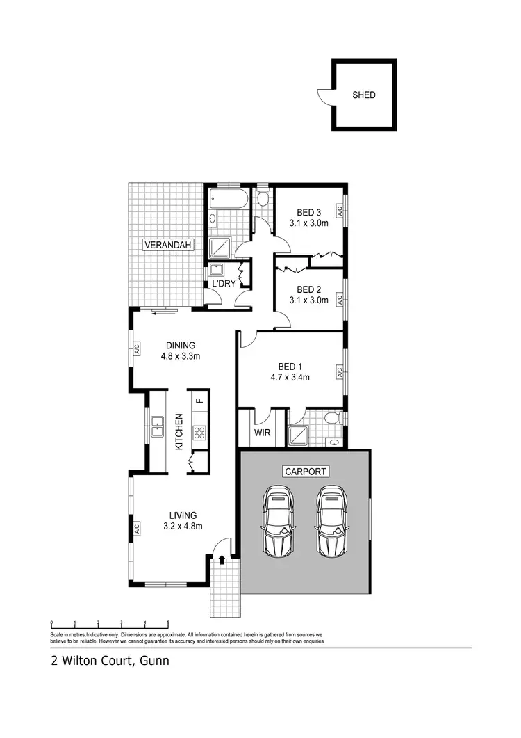 Floorplan of Homely house listing, 2 Wilton Court, Gunn NT 832