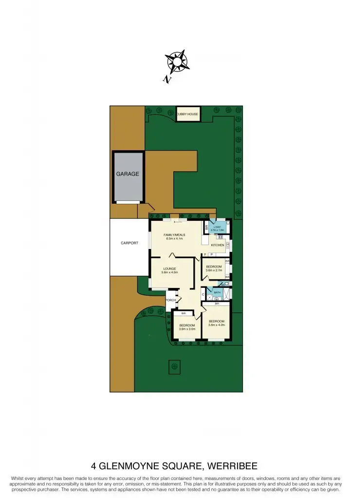 Floorplan of Homely house listing, 4 Glenmoyne Square, Werribee VIC 3030