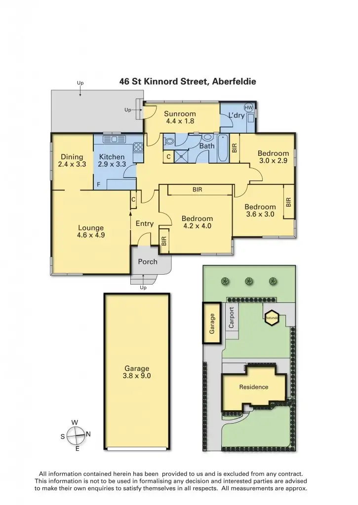 Floorplan of Homely house listing, 46 St Kinnord Street, Aberfeldie VIC 3040