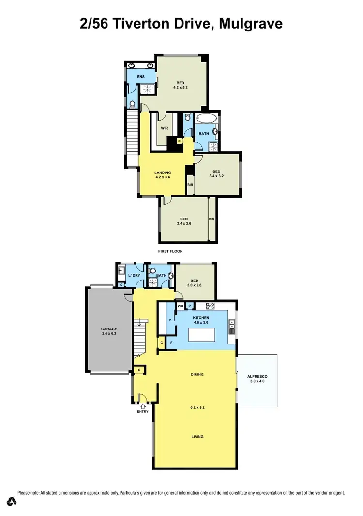 Floorplan of Homely house listing, 2/56 Tiverton Drive, Mulgrave VIC 3170