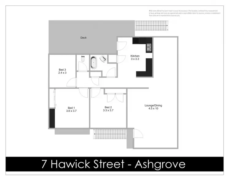 Floorplan of Homely house listing, 7 Hawick Street, Ashgrove QLD 4060