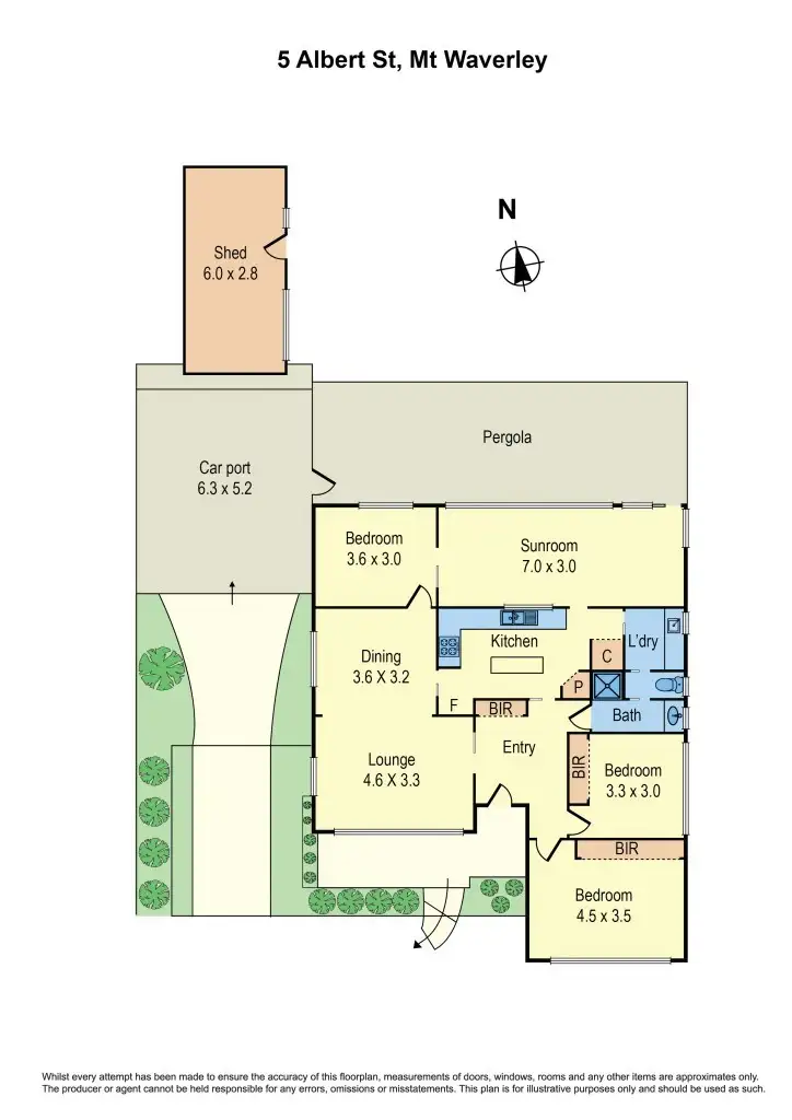 Floorplan of Homely house listing, 5 Albert Street, Mount Waverley VIC 3149