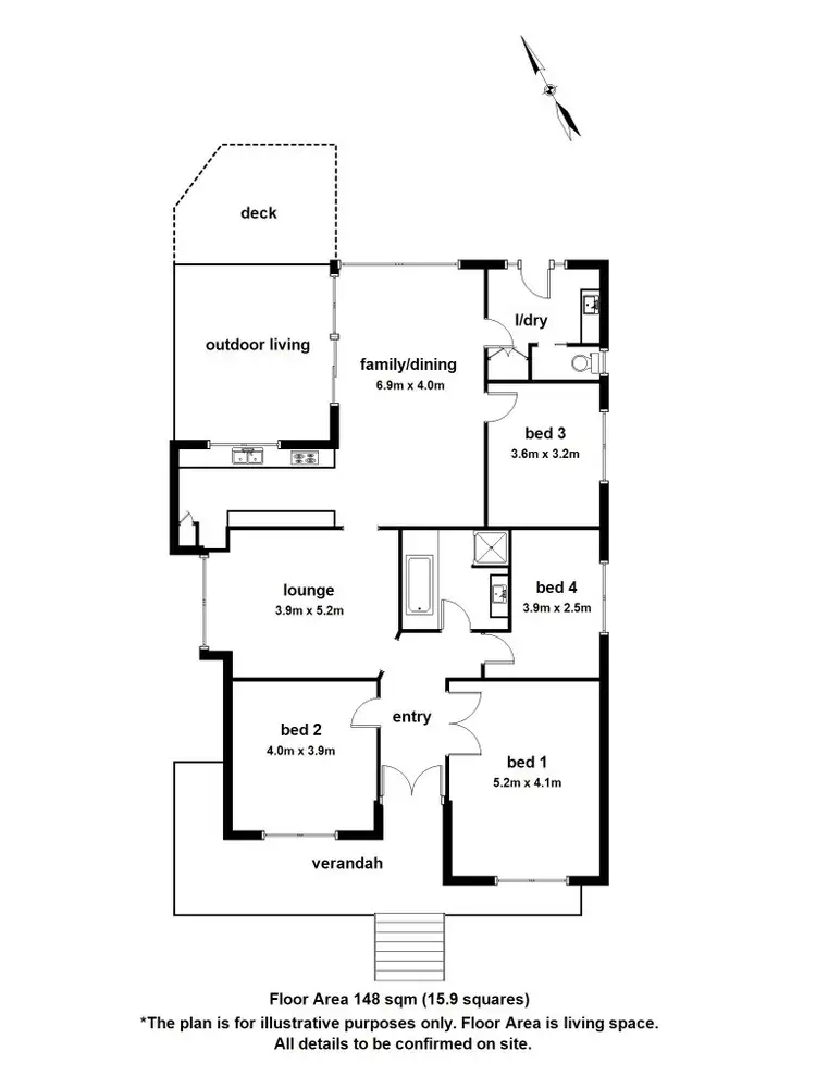 Floorplan of Homely house listing, 34 Fernglade Drive, Emerald VIC 3782