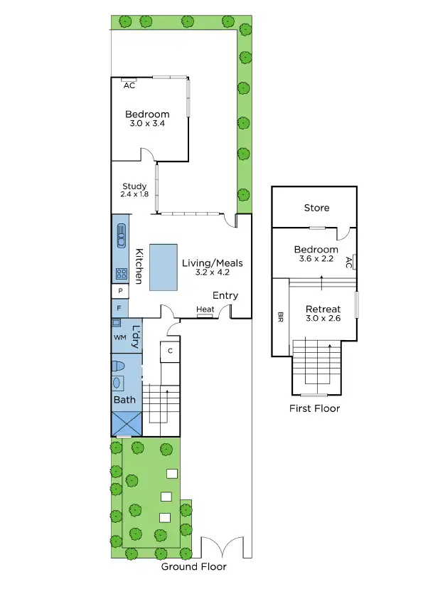 Floorplan of Homely house listing, 42 Ovens Street, Yarraville VIC 3013