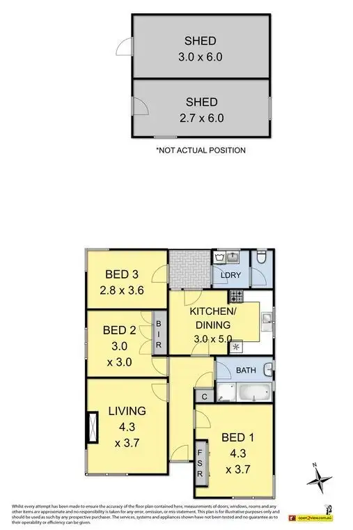 Floorplan of Homely house listing, 36 Junction Street, Newport VIC 3015