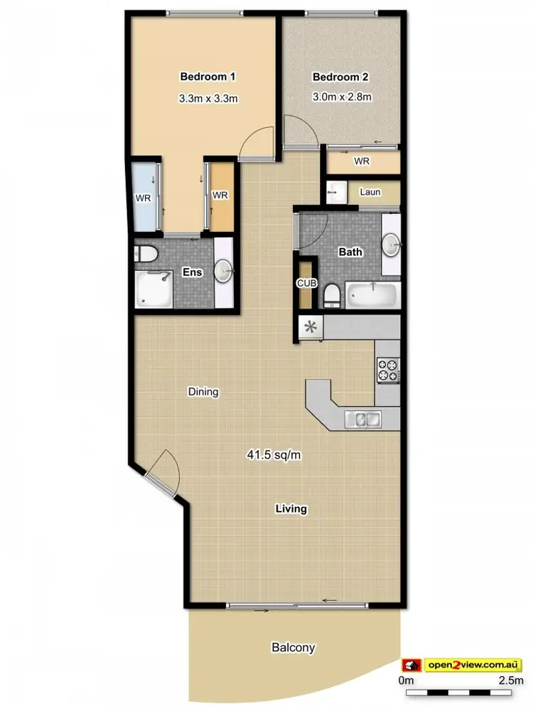 Floorplan of Homely apartment listing, 10/955 Gold Coast Highway, Palm Beach QLD 4221