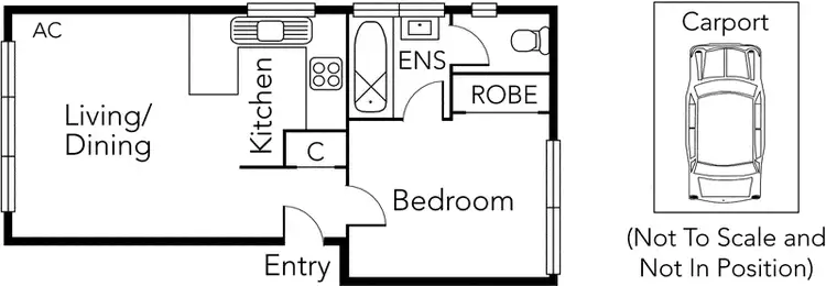 Floorplan of Homely apartment listing, 6/6 Cardigan Street, St Kilda East VIC 3183