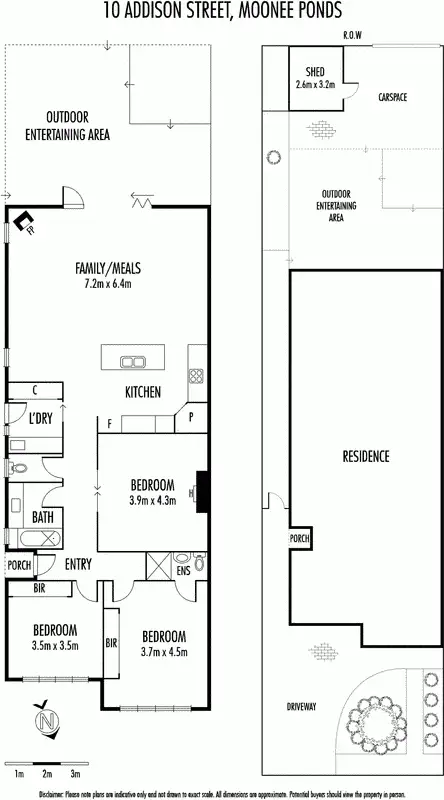 Floorplan of Homely house listing, 10 Addison Street, Moonee Ponds VIC 3039