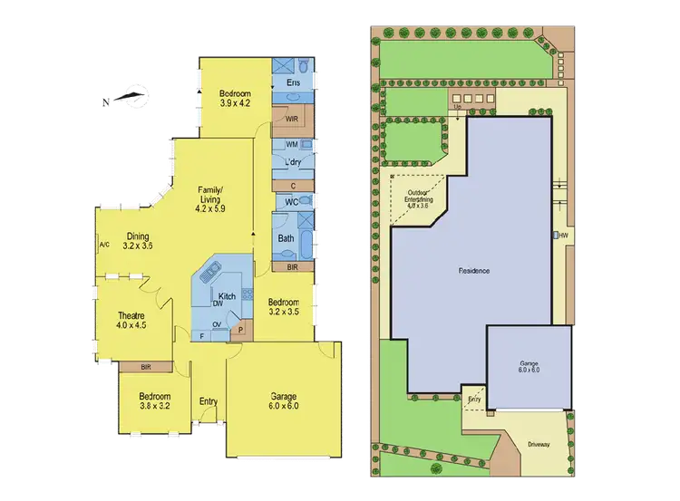 Floorplan of Homely house listing, 8 Dione Mews, Wandana Heights VIC 3216