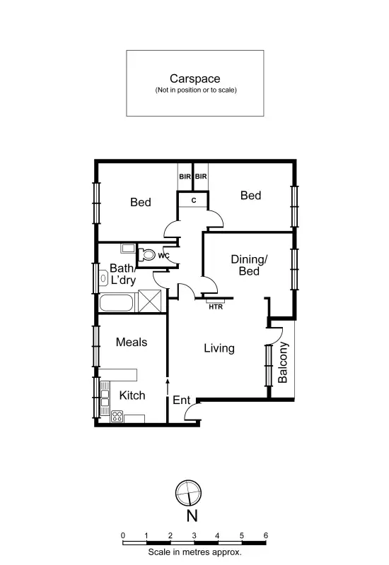 Floorplan of Homely apartment listing, 10/50-52 Tennyson Street, Malvern East VIC 3145