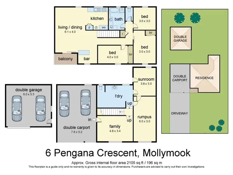 Floorplan of Homely house listing, 6 Pengana Crescent, Mollymook NSW 2539
