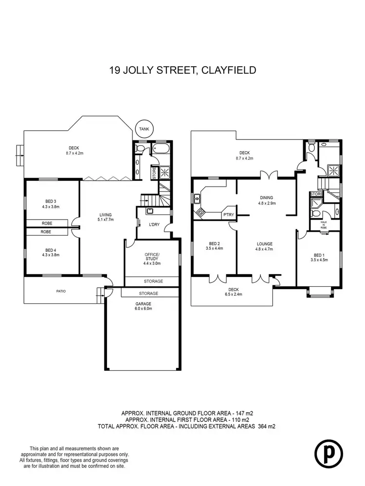 Floorplan of Homely house listing, 19 Jolly Street, Clayfield QLD 4011
