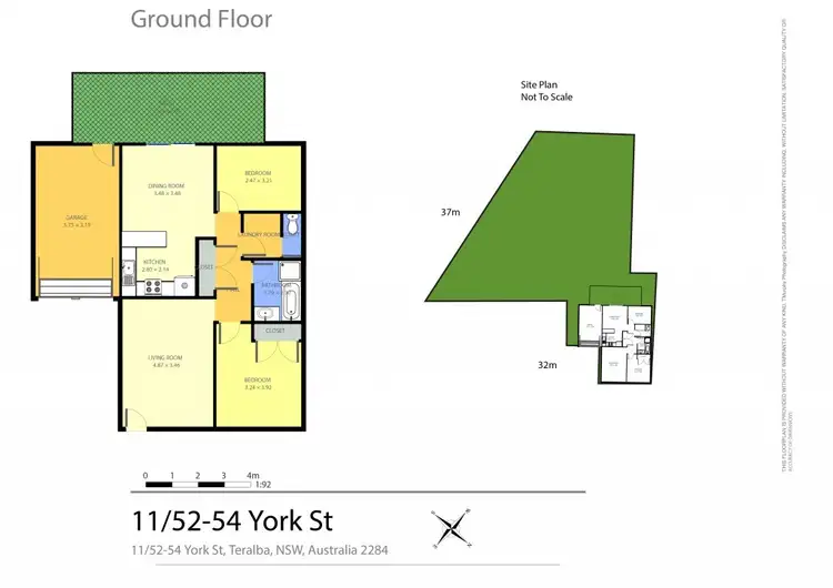 Floorplan of Homely villa listing, 11/54 York Street, Teralba NSW 2284