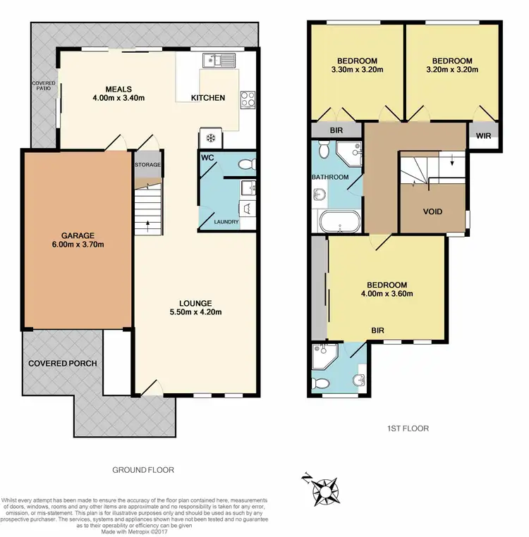 Floorplan of Homely townhouse listing, 17 Corlett Street, Frankston VIC 3199