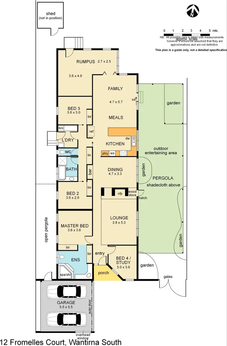 Floorplan of Homely house listing, 12 Fromelles Court, Wantirna South VIC 3152