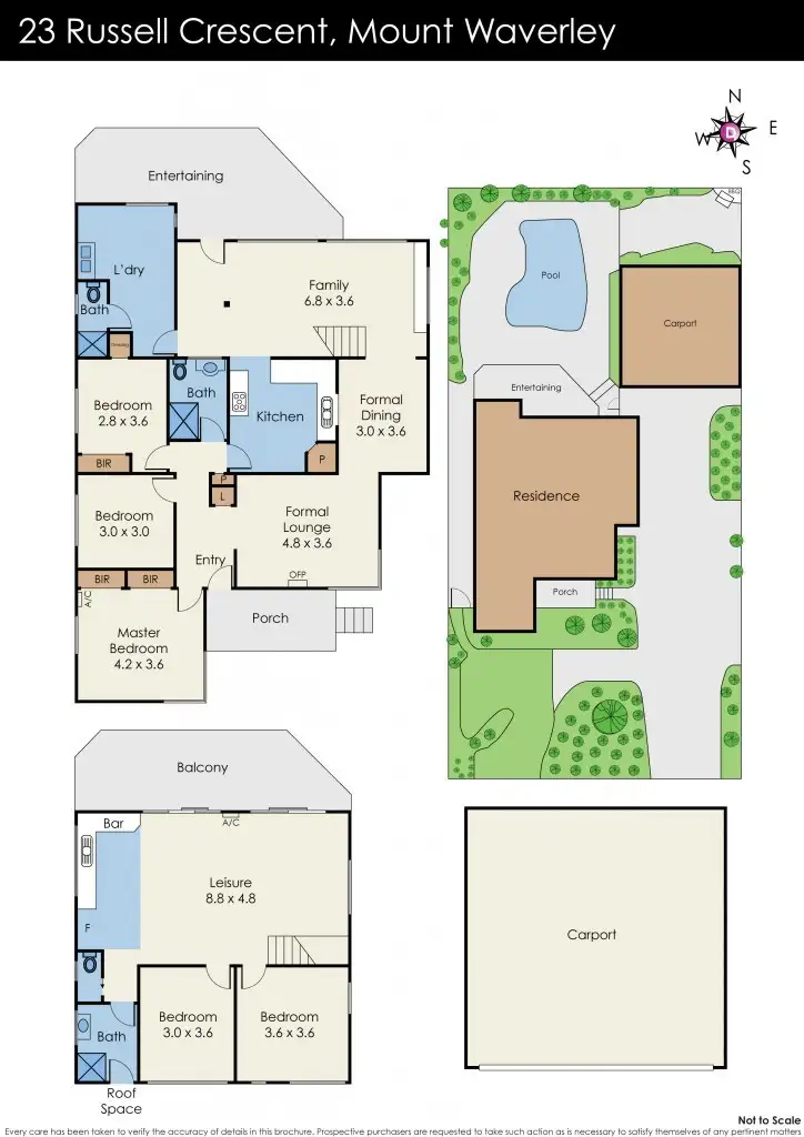 Floorplan of Homely house listing, 23 Russell Crescent, Mount Waverley VIC 3149