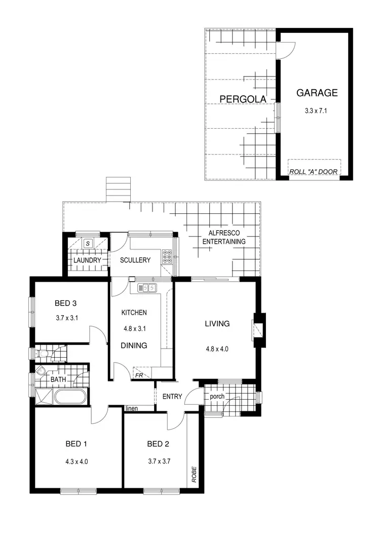 Floorplan of Homely house listing, 6 Barrington Avenue, Enfield SA 5085