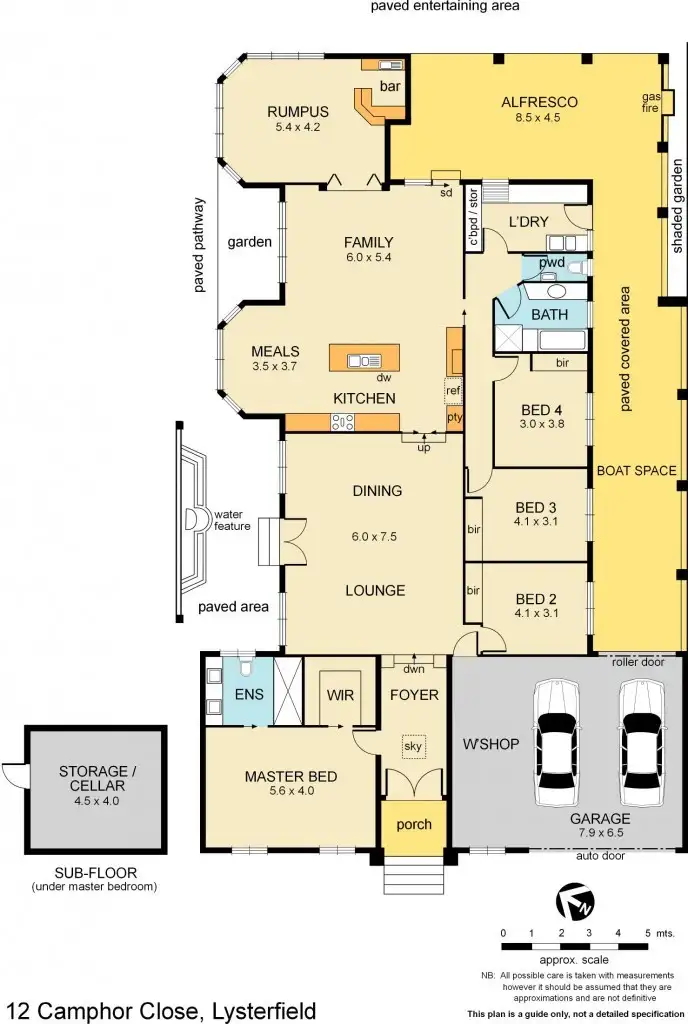 Floorplan of Homely house listing, 12 Camphor Close, Lysterfield VIC 3156