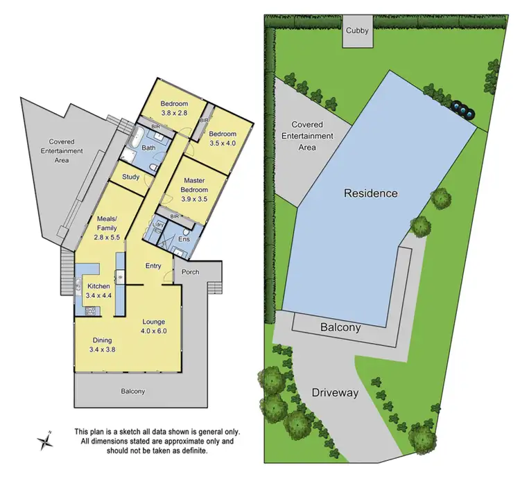 Floorplan of Homely house listing, 8 Leslie Grove, Ringwood North VIC 3134