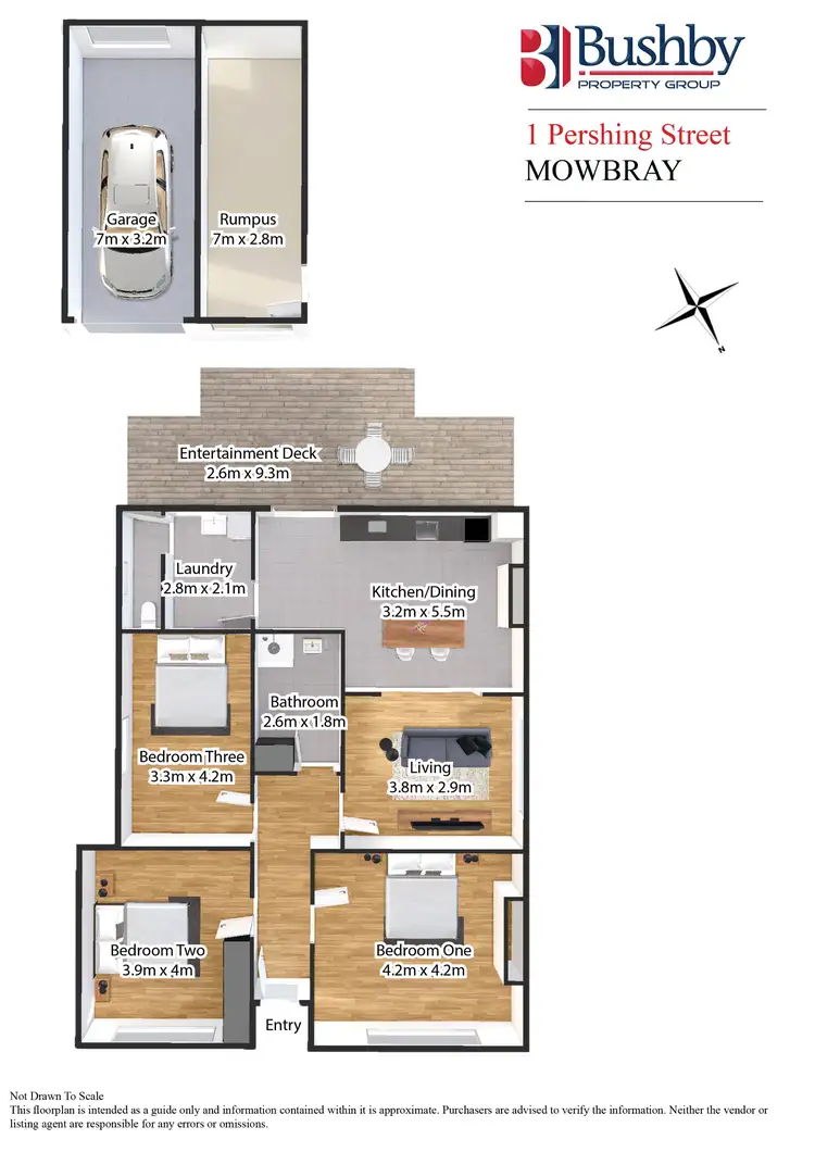 Floorplan of Homely house listing, 1 Pershing Street, Mowbray TAS 7248