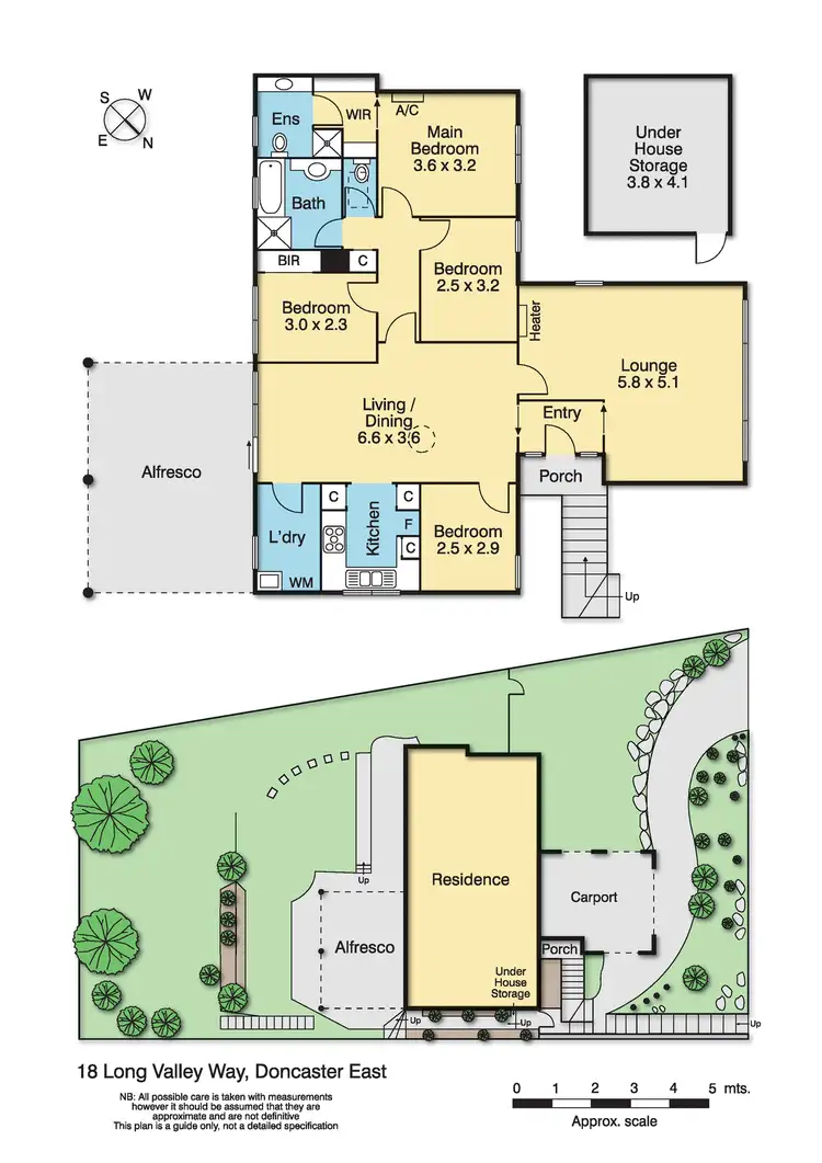 Floorplan of Homely house listing, 18 Long Valley Way, Doncaster East VIC 3109