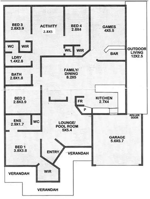 Floorplan of Homely house listing, 6 Cole Place, Willagee WA 6156