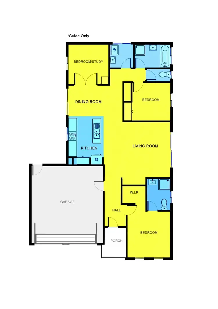 Floorplan of Homely house listing, 24 Ethereal Drive, Indented Head VIC 3223