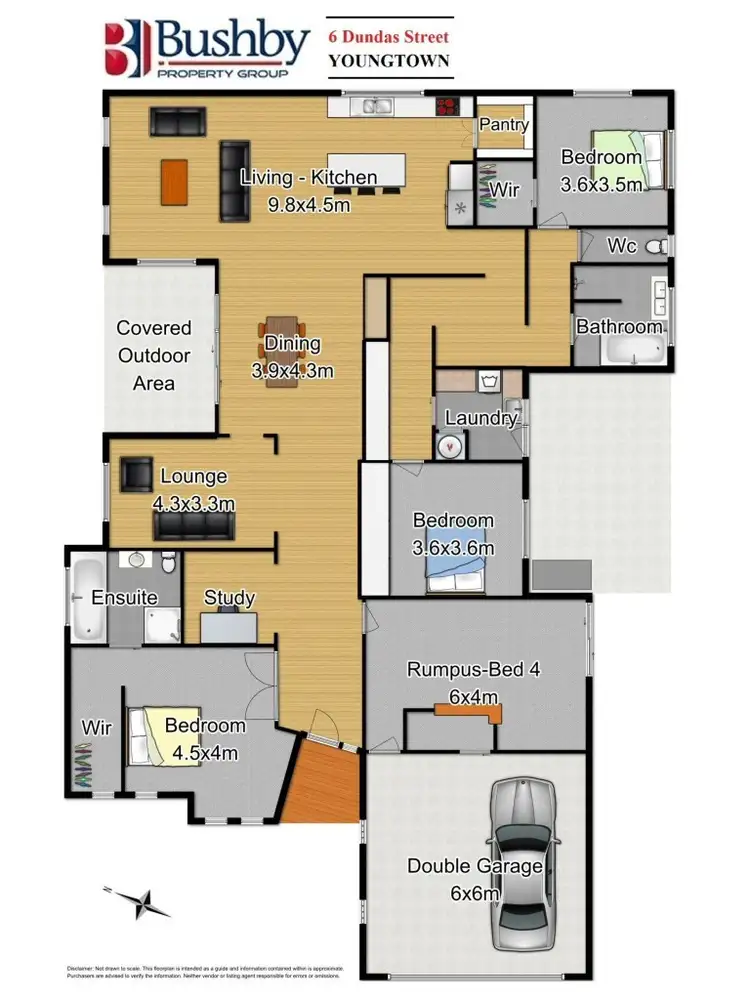 Floorplan of Homely house listing, 6 Dundas Street, Youngtown TAS 7249