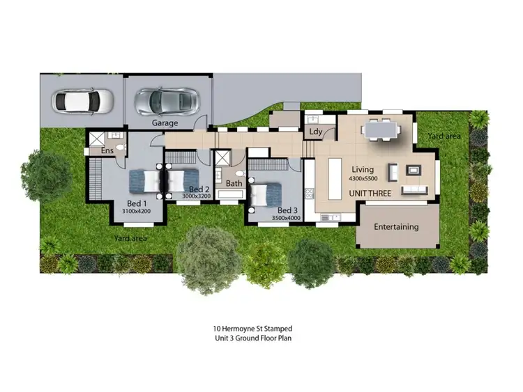 Floorplan of Homely villa listing, 3/10 Hermoyne Street, West Ryde NSW 2114