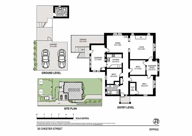 Floorplan of Homely house listing, 36 Chester Street, Epping NSW 2121