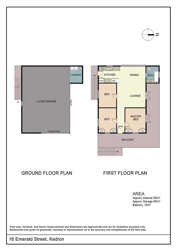 Floorplan of Homely house listing, 16 Emerald Street, Kedron QLD 4031